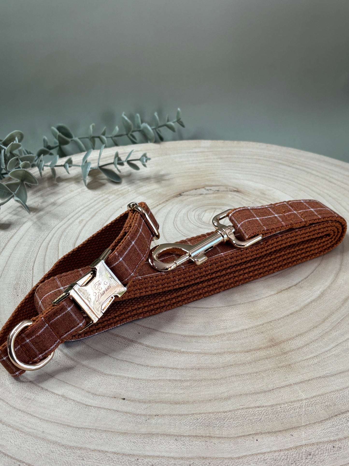 Toffee Chequered Lead