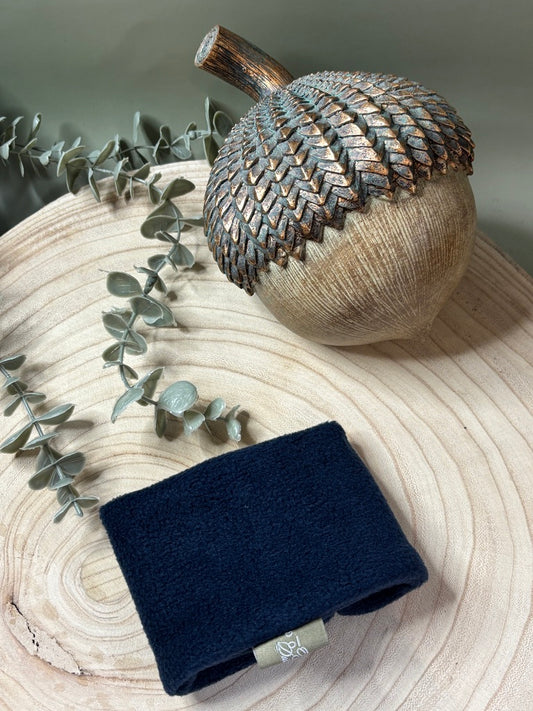 Navy Fleece Snood