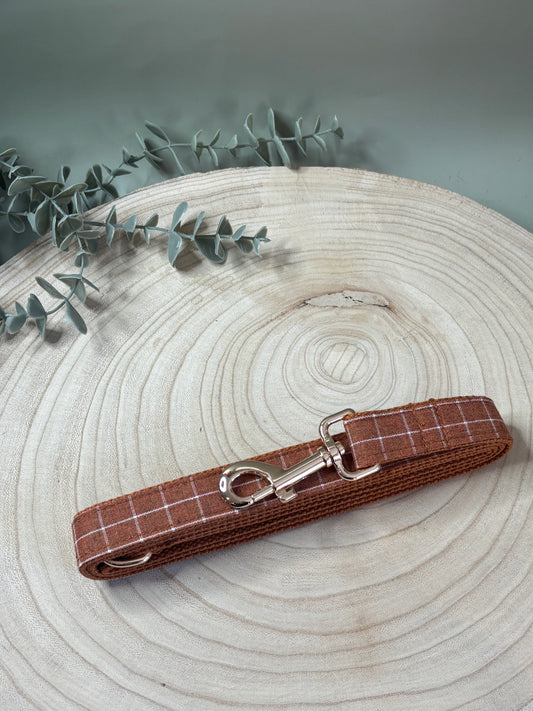 Toffee Chequered Lead