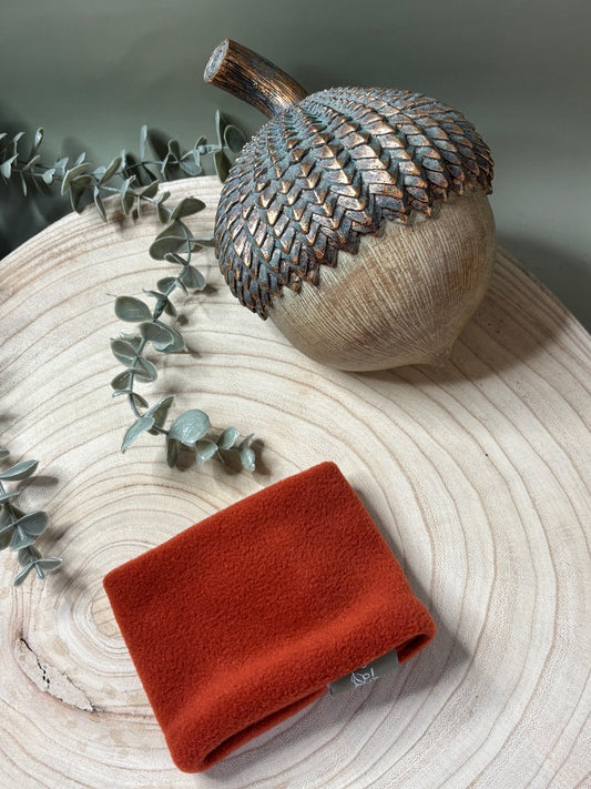 Rust Fleece Snood