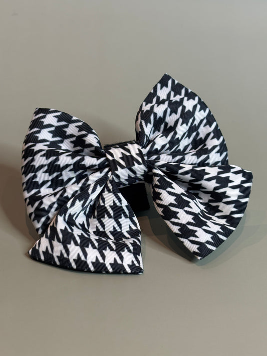Houndstooth Sailor Bow