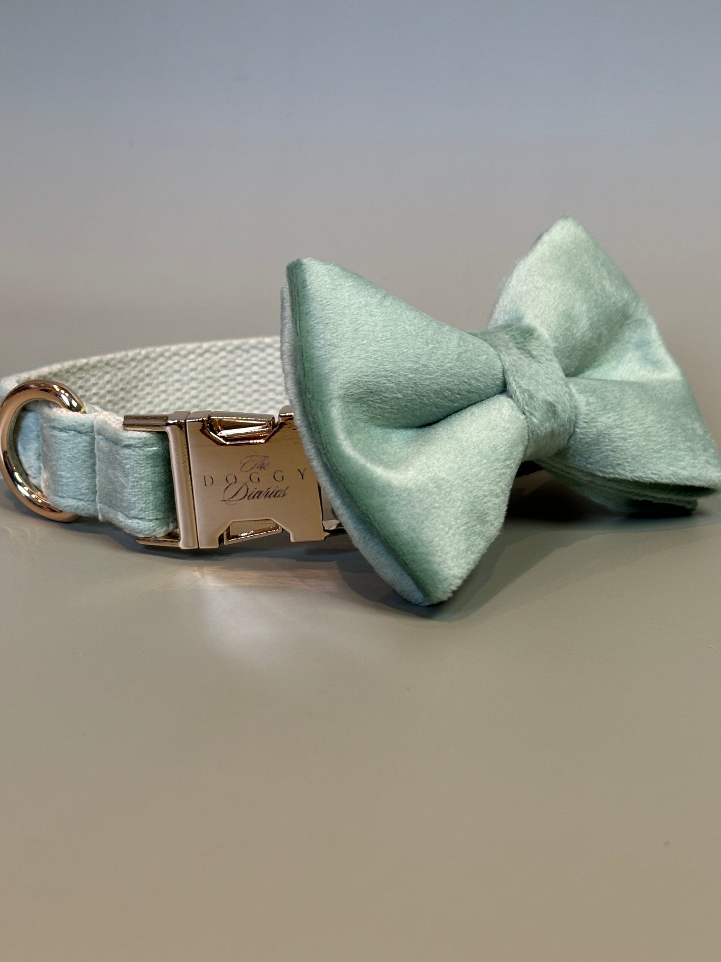 Timeless Sage Velvet Bow
