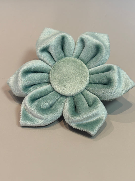 Timeless Sage Velvet Flower