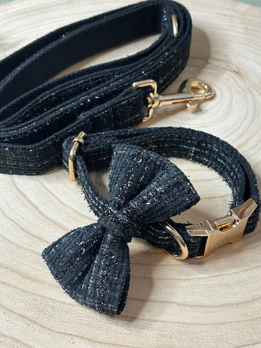 Black Boucle Bow